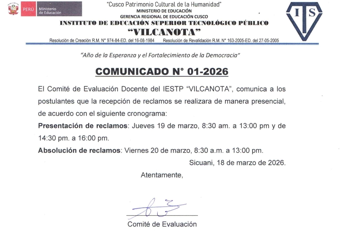 Comunicado