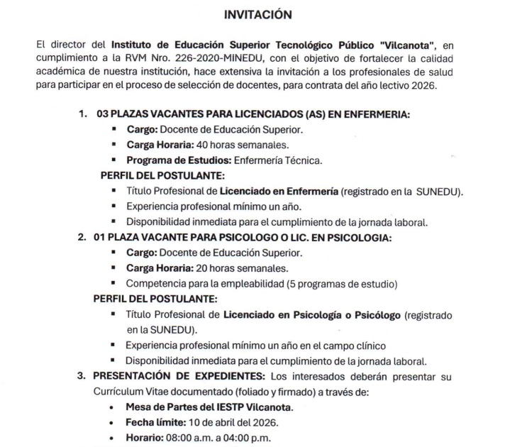 INVITACION - 2026